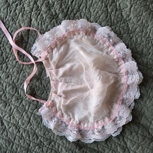 Vintage Baby Bonnet - Pink